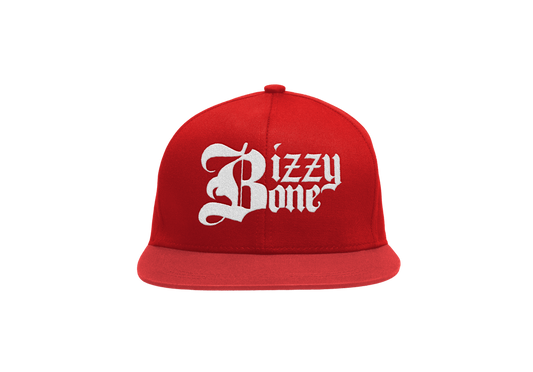 Bizzy Bone Red Logo Snapback Hat