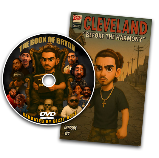 "The Book of Bryon" Physical DVD & Cleveland Before the Harmony Comic Book Combo