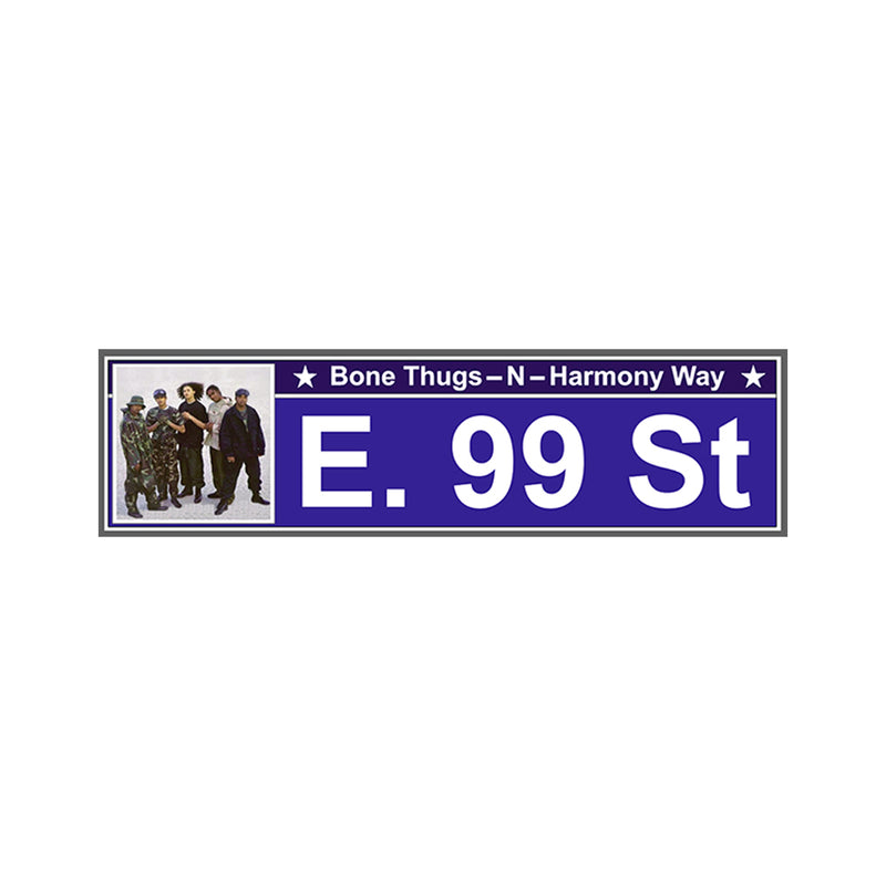 E.99 BTNH Way Commemorative Street Sign - Bizzy Bone