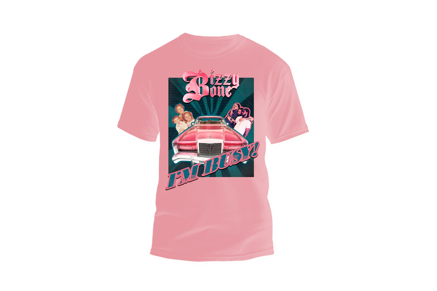 "I'm Busy!" Pink Cadillac Tee