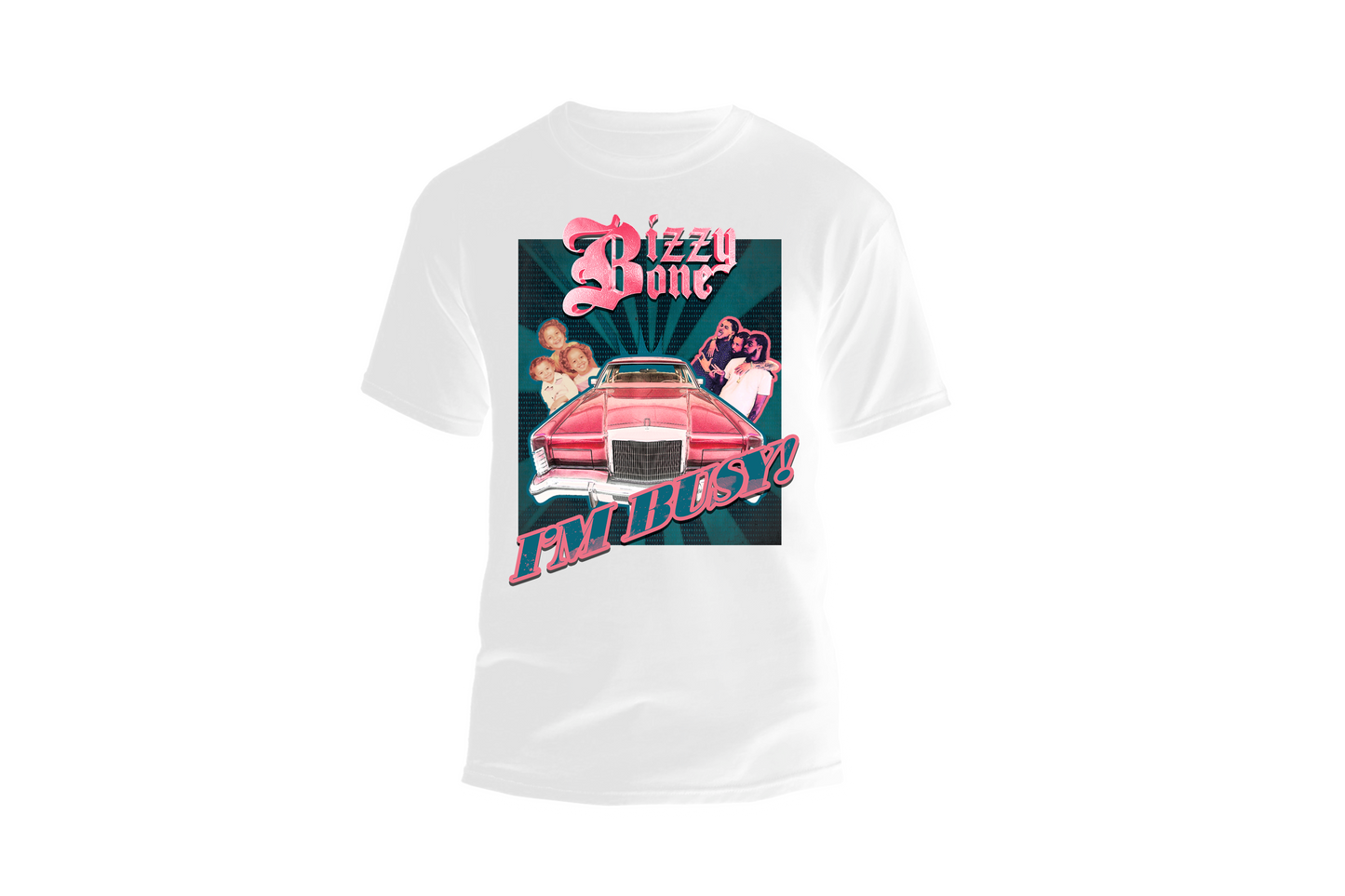 "I'm Busy!" Pink Cadillac Tee