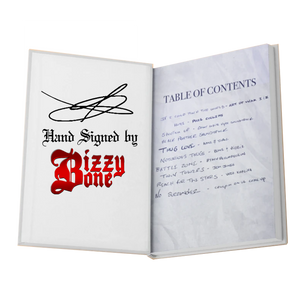 Scattered Jewels Issue #1 (Lyric Book) HAND SIGNED by Bizzy Bone